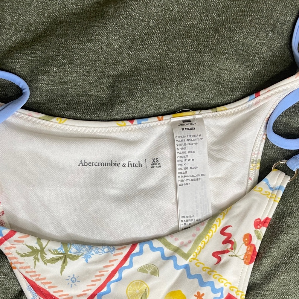 Abercrombie & Fitch Pastel Floral Bikini Bottom - Picture 2 of 6